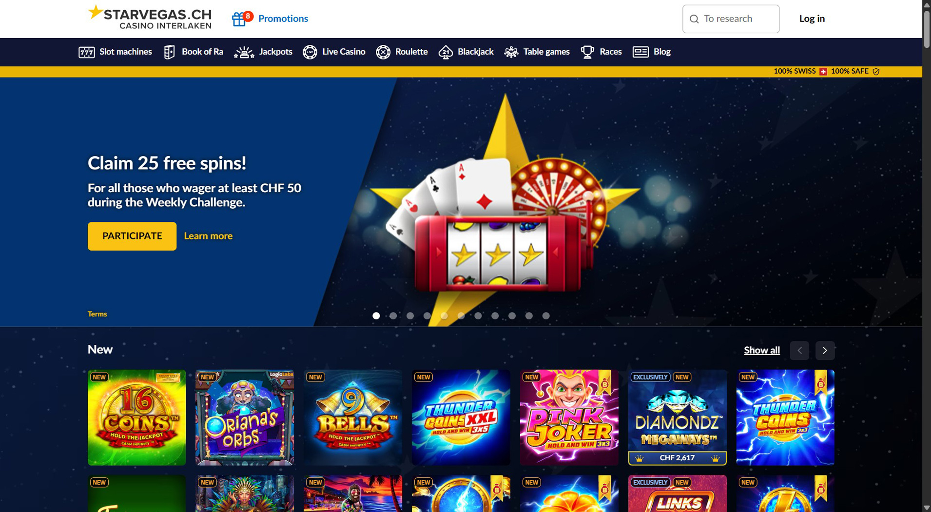 9. StarVegas- Facile configurazione del casinò Volt